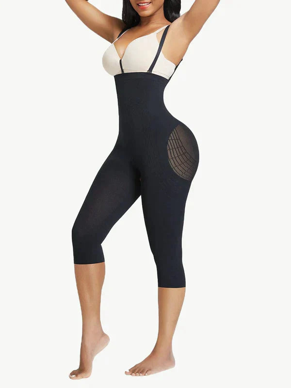 Sculpt™ | Seamless Body Shaper Capri with Adjustable Straps