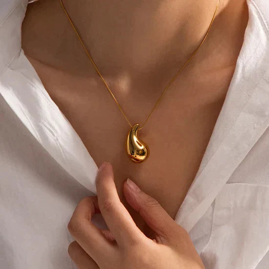 Teardrop™ | Traan oorbellen & Ketting