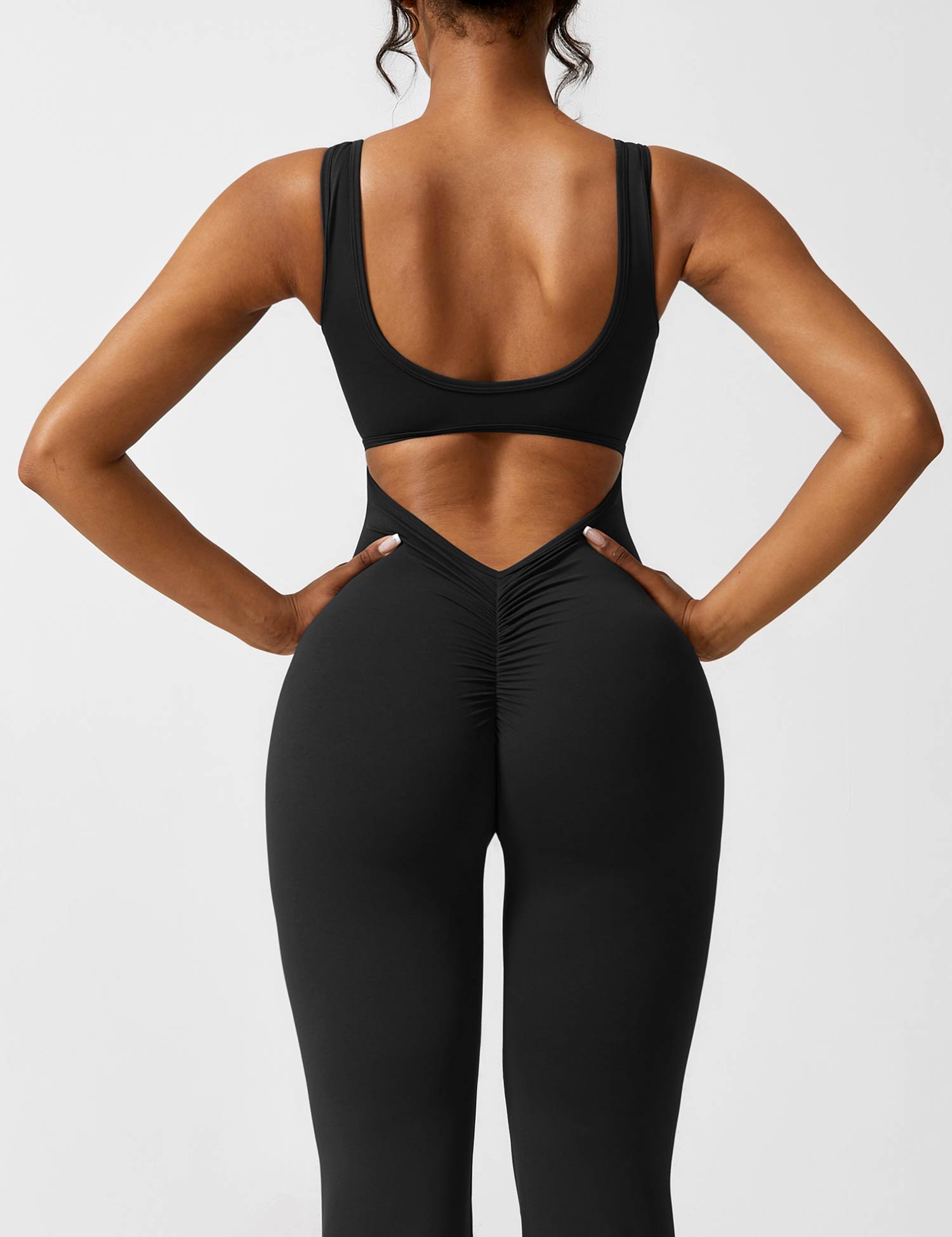 Zenith™ | V-Back Flared Jumpsuit