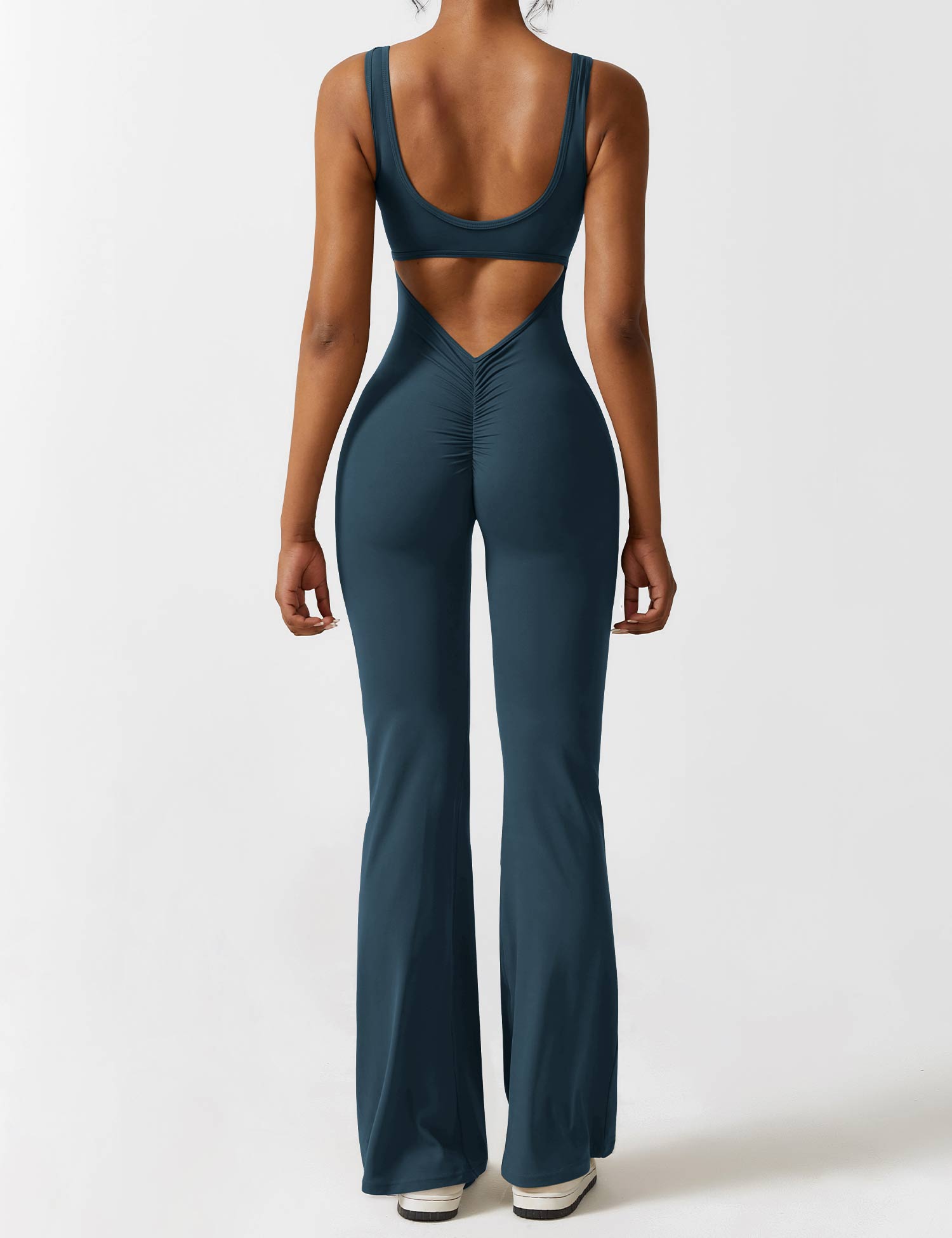 Zenith™ | V-Back Flared Jumpsuit