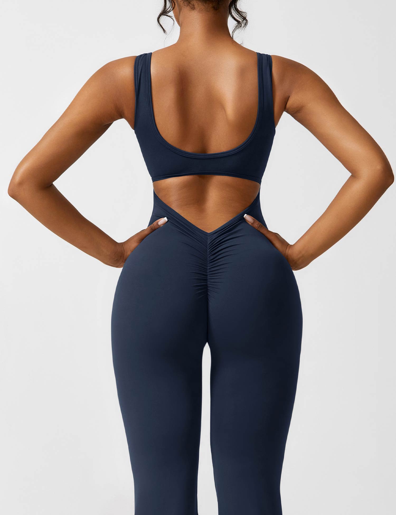 Zenith™ | V-Back Flared Jumpsuit