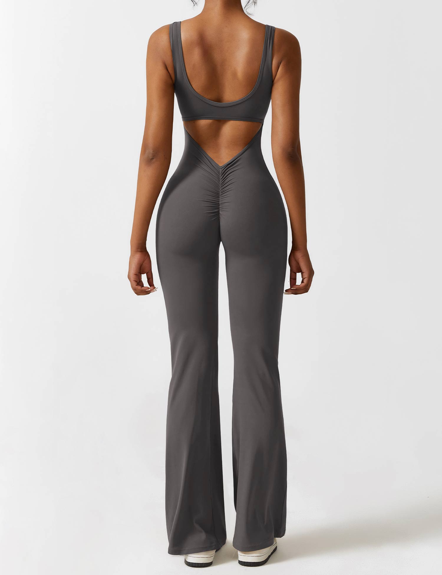 Zenith™ | V-Back Flared Jumpsuit