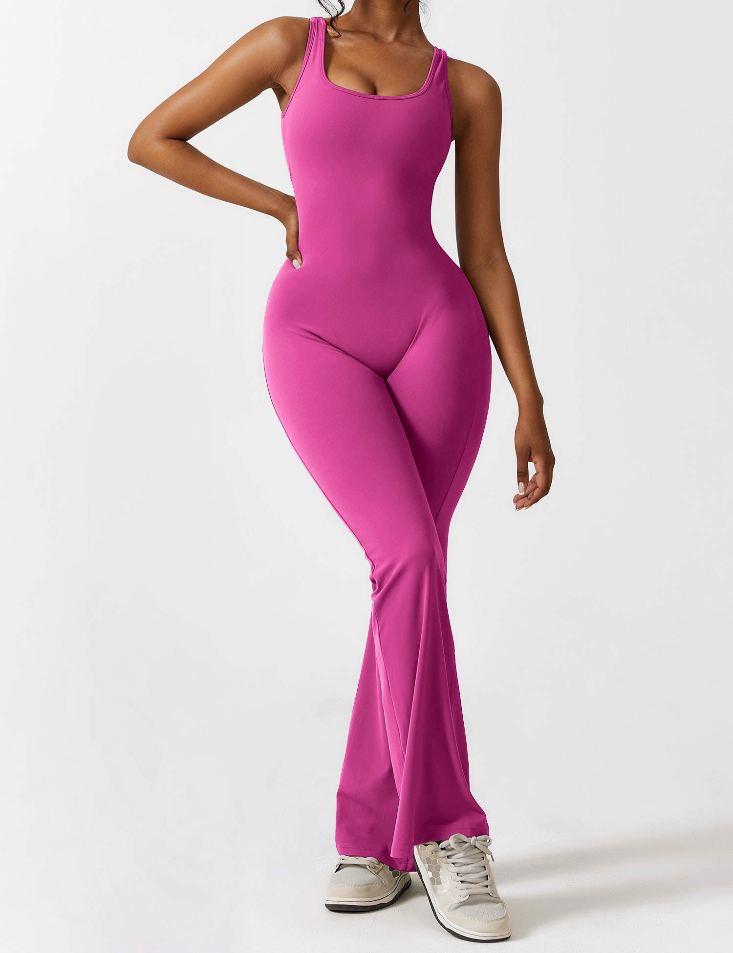 Zenith™ | V-Back Flared Jumpsuit