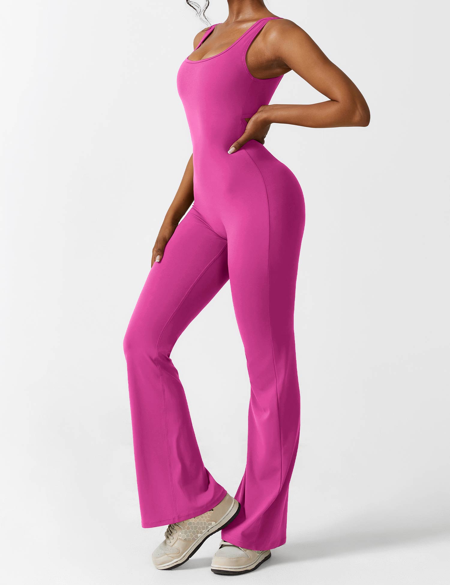 Zenith™ | V-Back Flared Jumpsuit