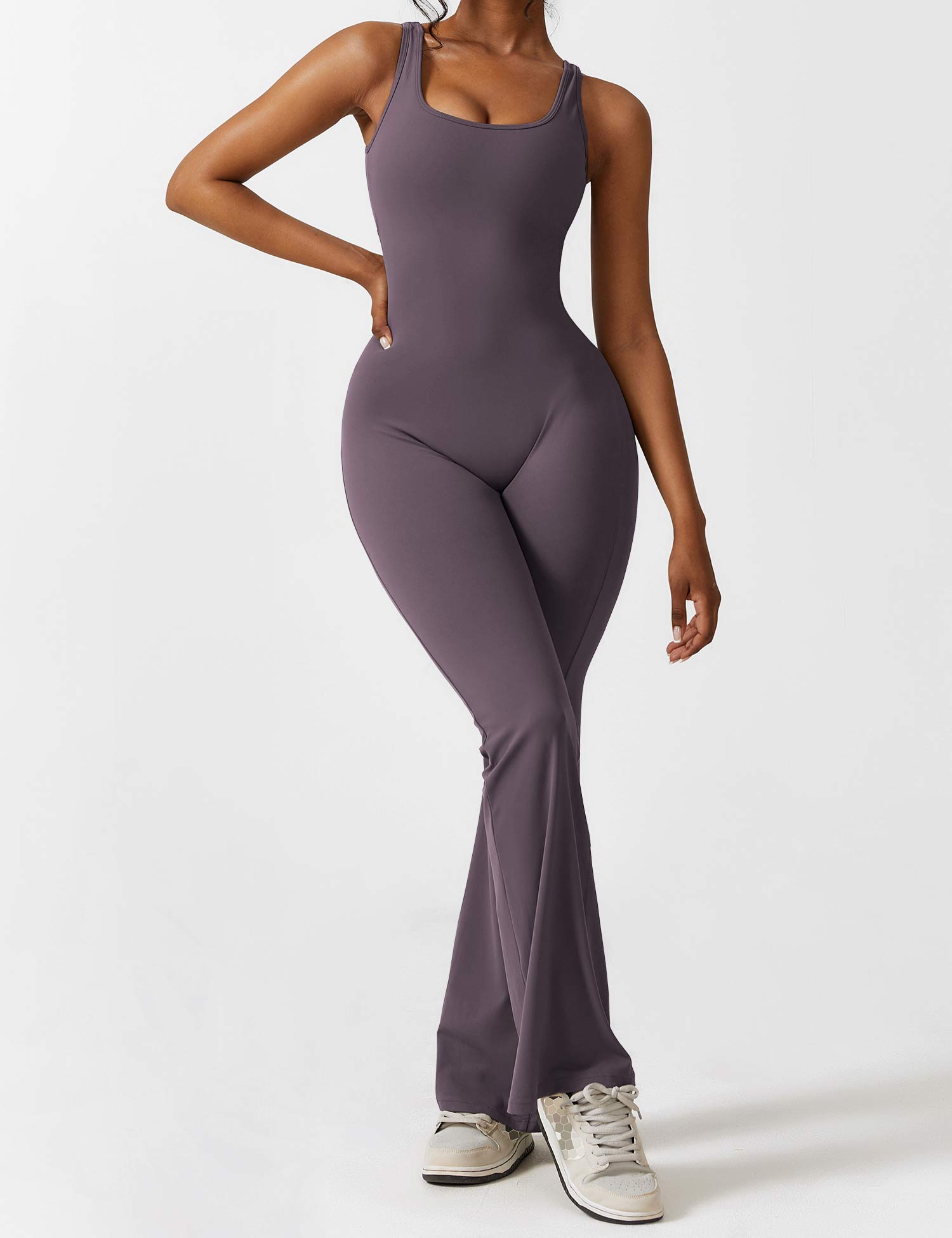 Zenith™ | V-Back Flared Jumpsuit